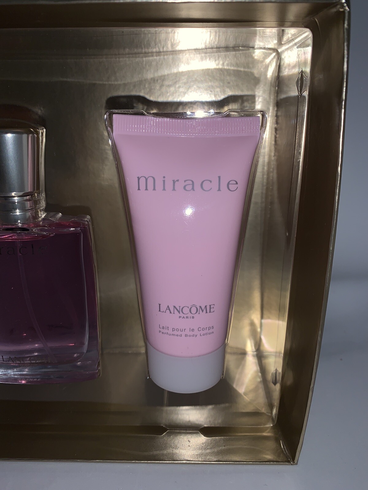 Lancome Miracle Perfume Gift Set Edp 30Ml, Lotion 50Ml, Shower Gel 50Ml  Rare 3614271029669 | Ebay