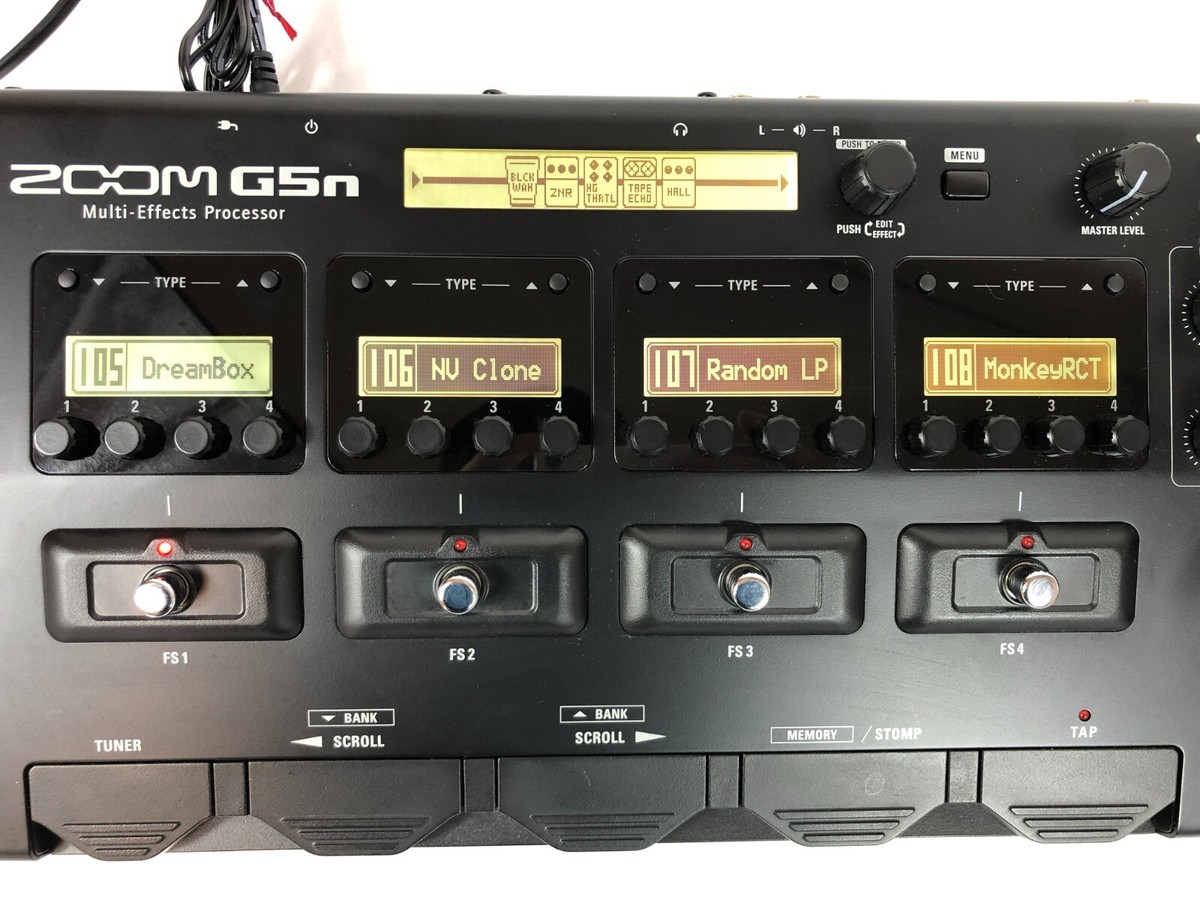 Zoom G5N Multi Effects Processor Effect Pedal For Electric