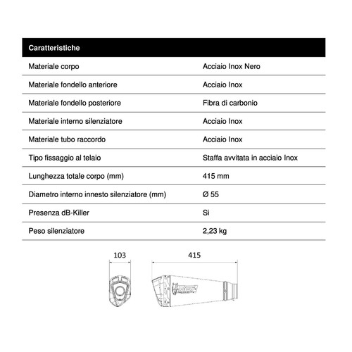 Marmitta completa MIVV Delta race per Kawasaki 650 KLE VERSYS 2024-2025 - Picture 7 of 8