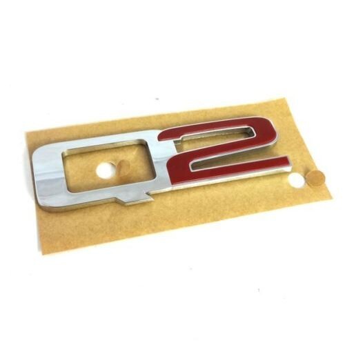 Q2 Badge Alfa Romeo 147 & GT Chrome Effect 50507275 Brand New Genuine