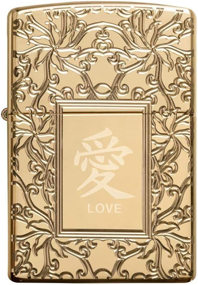 Zippo Chinese Love Armor High Polish Brass 49022