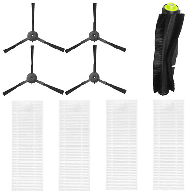 For Qihoo 360 S10 X100 MAX Sweeping Vacuum Cleaner Brush Side Brushes Filter Set