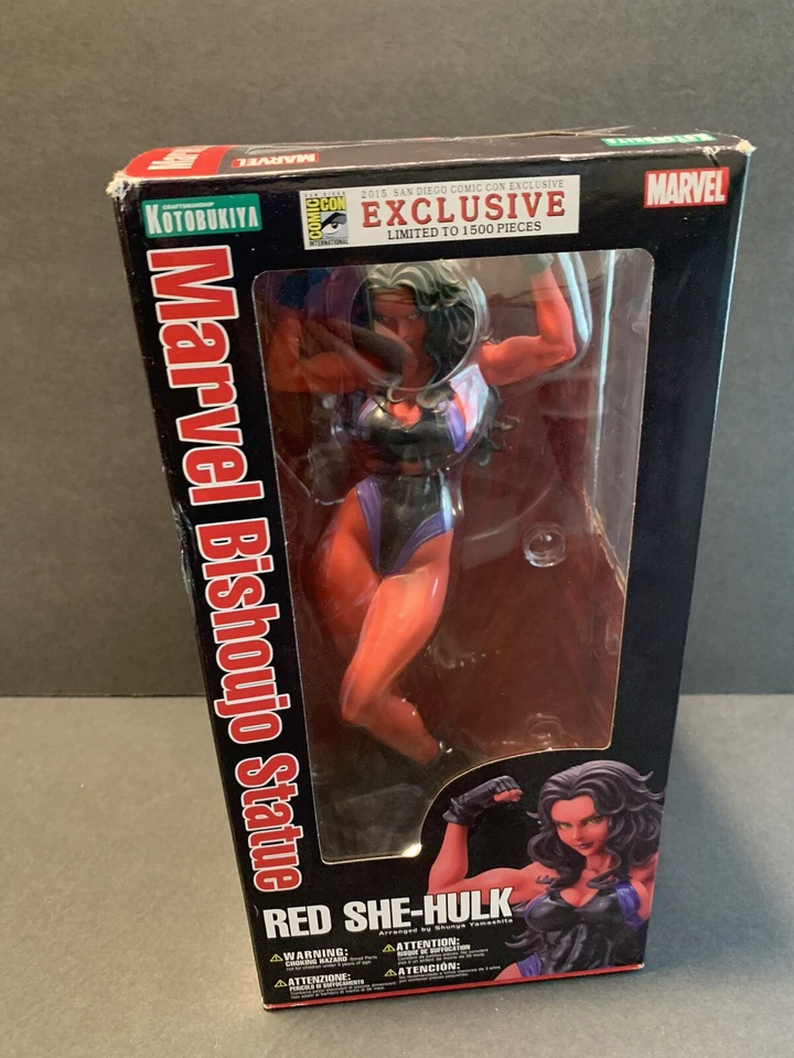 Kotobukiya RED SHE-HULK EDICIÓN LIMITADA Bishoujo Marvel SDCC 2015 Foto 4 de 4
