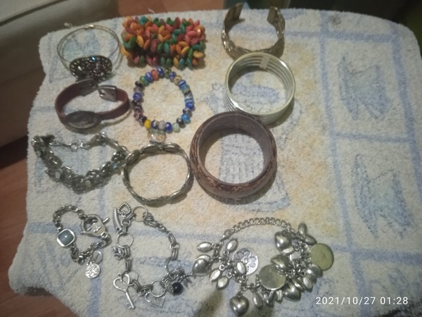 Lote 35 Pulseras Bisutería