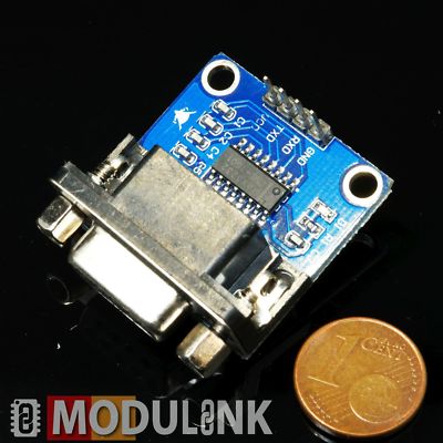 MAX3232 5V/3.3V RS232 DSUB Serial Port to TTL UART Digital Wandler + 4Pol Kabel