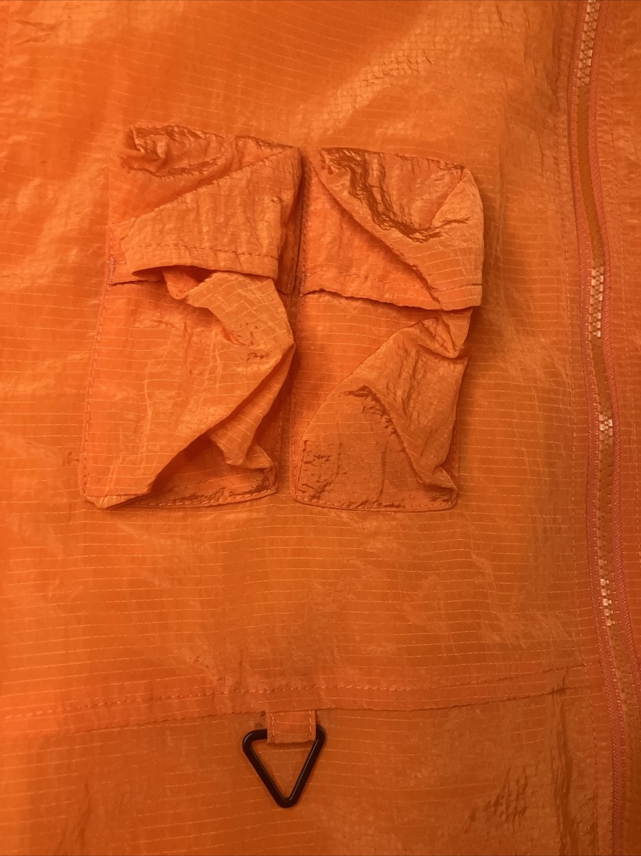 Trapstar ワッフルZIPパーカー 橙 UK限定 M Trapstar Hyperdrive Ripstop City Zip-Up Jacket Orange Small