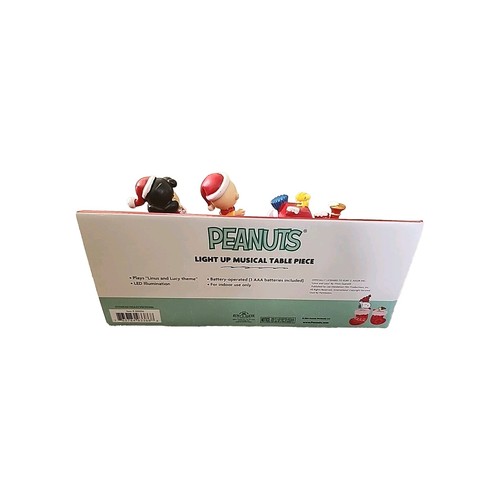 Peanuts Musical Light Up Table Top Train Snoopy Woodstock Charlie Christmas NEW - Picture 3 of 5