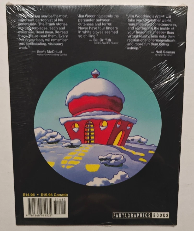 Frank By Jim Woodring Vol. 1 TPB TP SC GN 1994 Fantagraphics RARE HTF NEW SEALED - Image 2 of 2