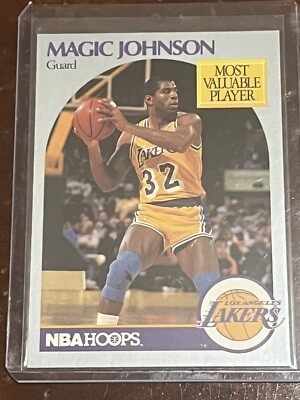 1990-91 NBA Hoops - #157 Magic Johnson Most Valuable Player | eBay