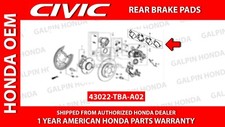 2016 - 2021 HONDA CIVIC NEW GENUINE OEM REAR ...