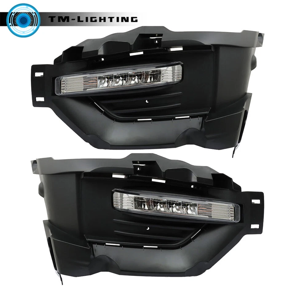 Bumper Fog Light LED DRL Lamps&Cover For 2020-2021 Ford Explorer Right&Left Side - Изображение 4 из 4