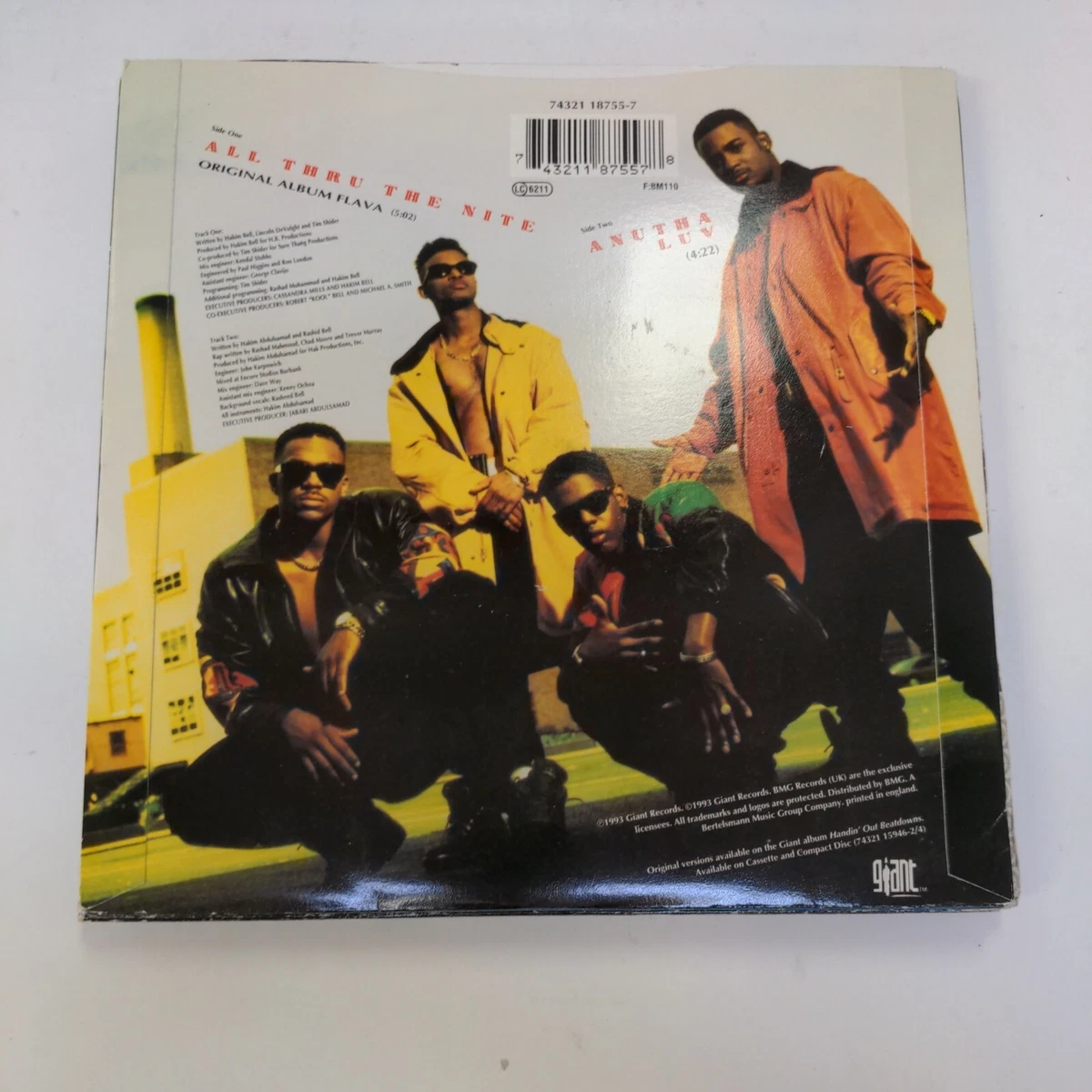 45 Record POV duet w/Jade All Thru The Nite/Anutha Luv w/Pic.Sleeve UK Import VG