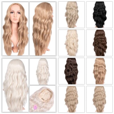 Koko Perücke halber Kopf 3/4 Natural Beach Wave 25'' lang gewellt Haarteil NEU IN Jasmin