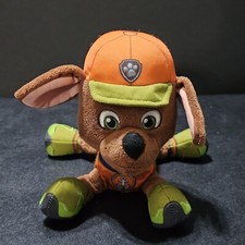 Paw Patrol Plush Zuma Dog Puppy 8" Spin Master 2015 Jungle Rescue Brown Orange