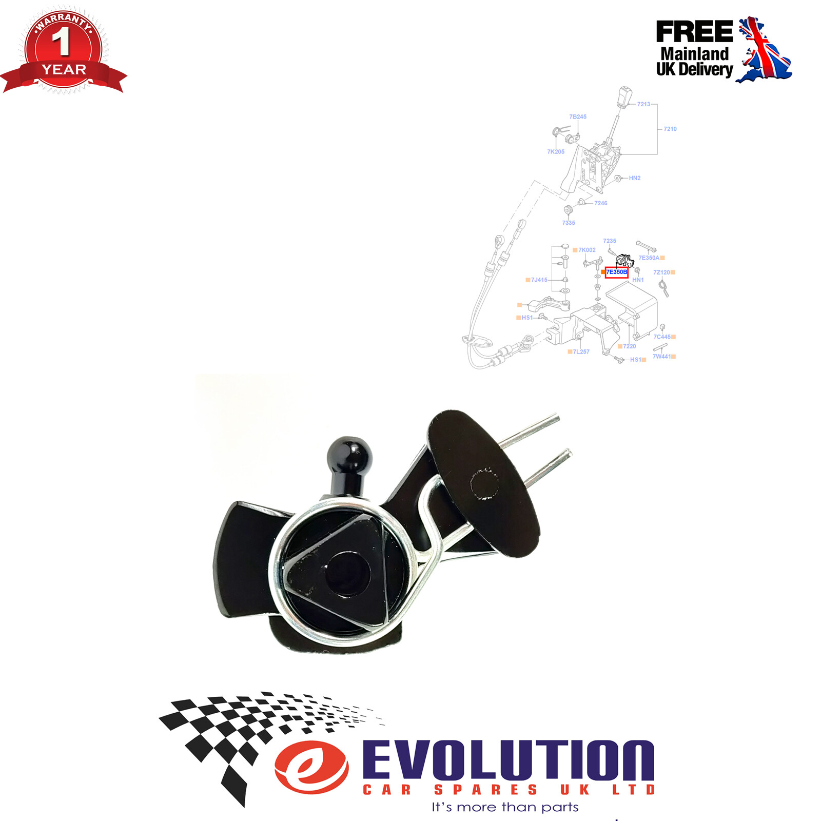 Gear Shift Stick Lever Connector Link Fits Ford TRANSIT Mk7 