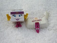 McDonald's Happy Meal Toys Changeables Milk Carton  Hotcakes Lot GUC 90s VTG