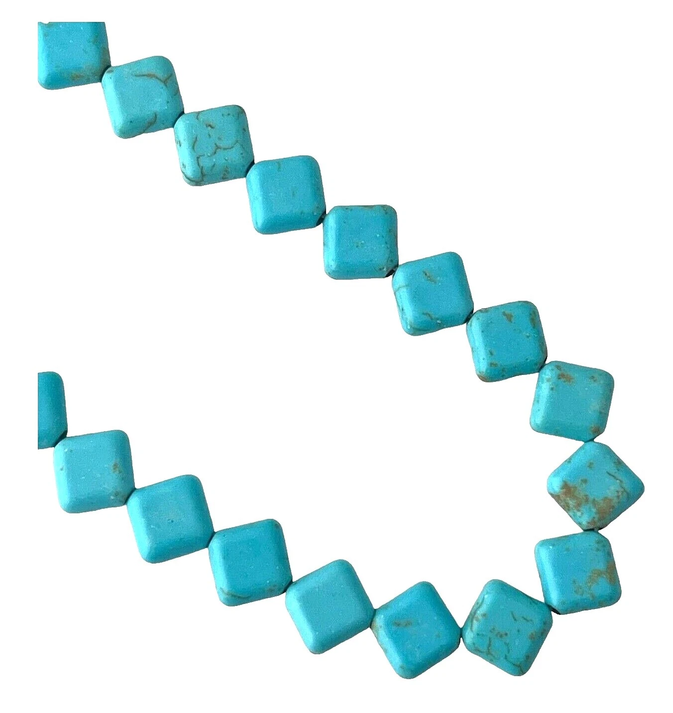 Square Gemstone 10 - 10.9 mm Size Jewelry Making Beads