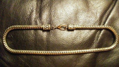 STAINLESS STEEL SNAKE CHAIN- 18 INCHES LONG - Picture 3 of 5