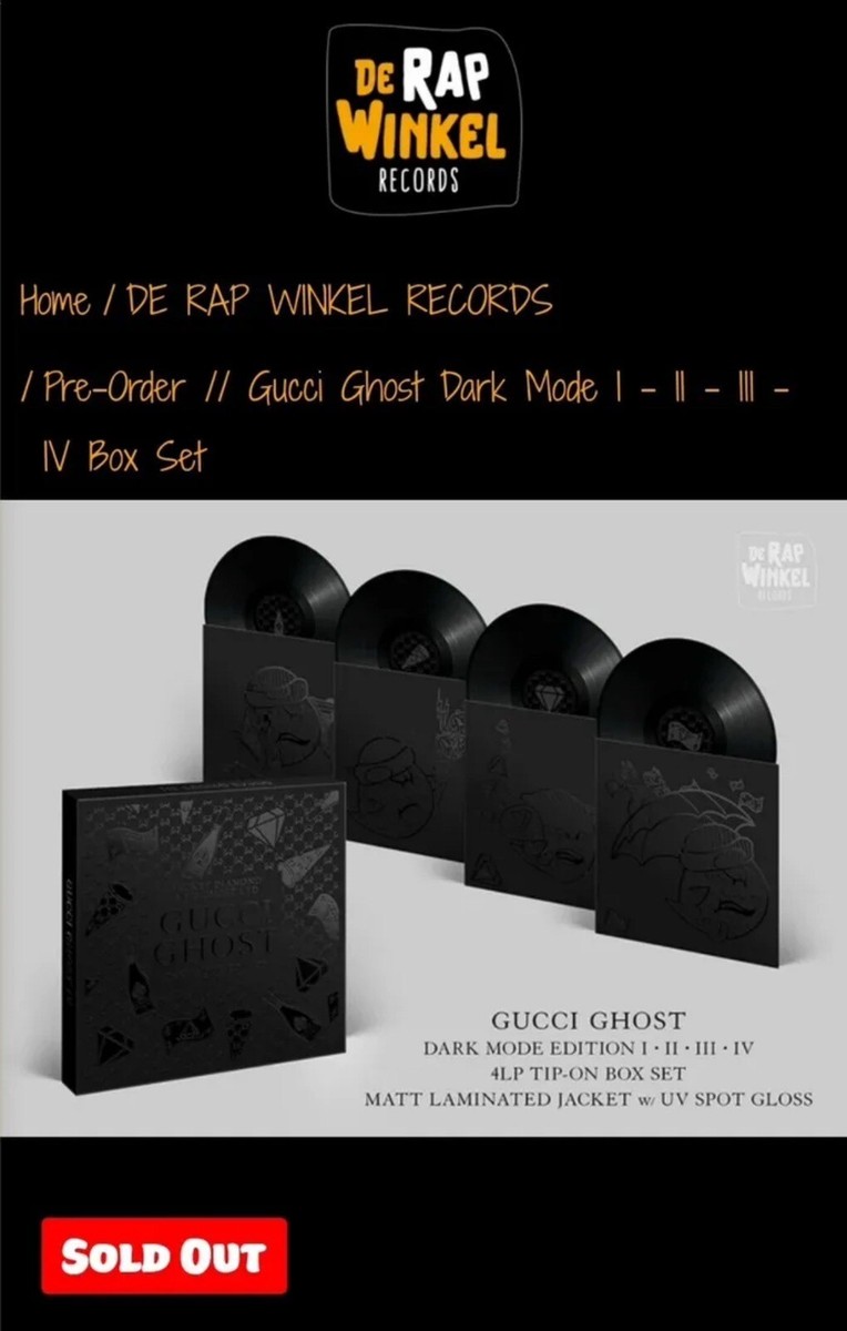 MICKEY DIAMOND BIG GHOST Gucci Ghost Dark Mode 4LP Box Set MICKEY DIAMOND BIG GHOST Gucci Ghost Dark Mode 4LP Box Set