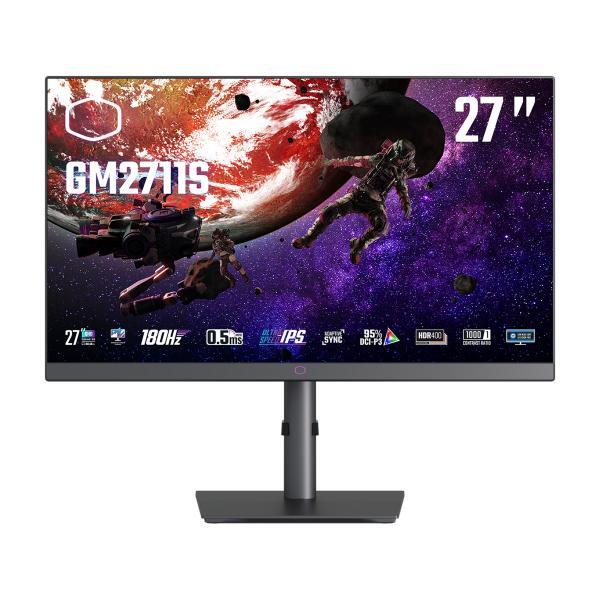 Cooler Master Monitor Gaming 27 Led Ips 16:9 Qhd 0,5 Ms 180hz, Pivot, Dp/hdmi, M