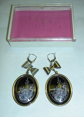 MICHAELA FREY WILLE Enamel Art Nouveau Floral Style Large