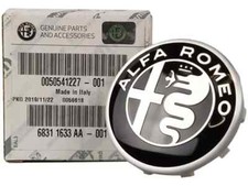 Radkappe Stopfen Emblem Schwarz Original Alfa Romeo Julia Stelvio Giulietta MY16
