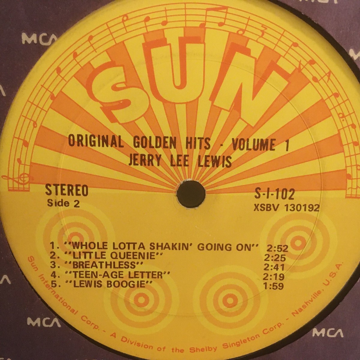JERRY LEE LEWIS LP ORIGINAL GOLDEN HITS VOLUME 1 | eBay