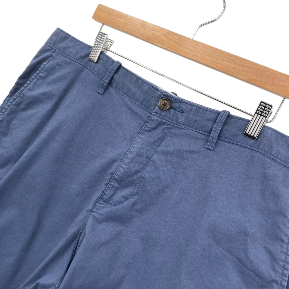 Pantalones Cortos Penguin Para Hombre 38 Azul Chino Elastizados Cómodos Bolsillos Cortados Ajuste Original Foto 3 de 4