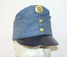 AUSTRIAN AUSTRO HUNGARIAN ARMY WW1 REPRO EARLY BLUEISH CAP HAT Sz60 (7 1/2) mkd