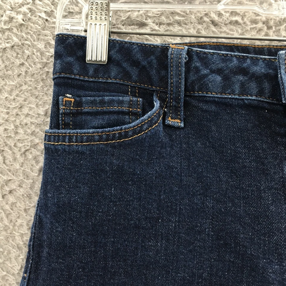 Tommy Hilfiger Bermuda Shorts Womens 00 (actual 29x9.5) Blue Dark Wash Denim Zip - Image 4 of 4