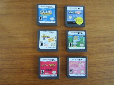 DS Games Just Sing Club Pinguin Slim 2 Hanna High School Musical cartridge only