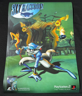 Original Sly Cooper Thievius Raccoonus Sony PlayStation PS2