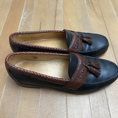 Allen Edmonds Maxfield tassel loafers Black Brown Leather Size 8 D Allen Edmonds MAXFIELD Brown Tassel Loafers 9.5D Braided  main image 4