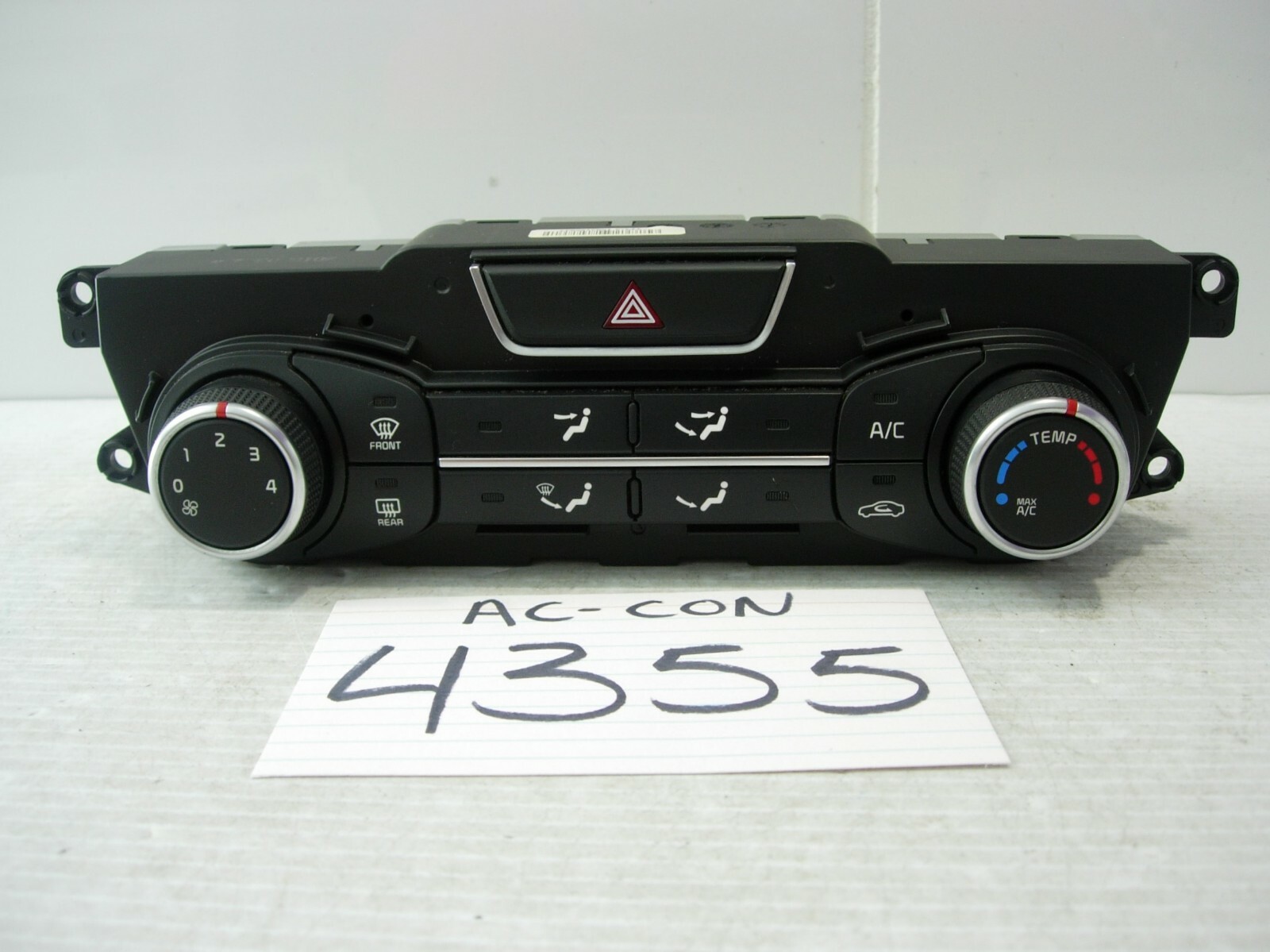 11 12 13 Kia Optima AC and Heater Control Used Stock #4355-AC 