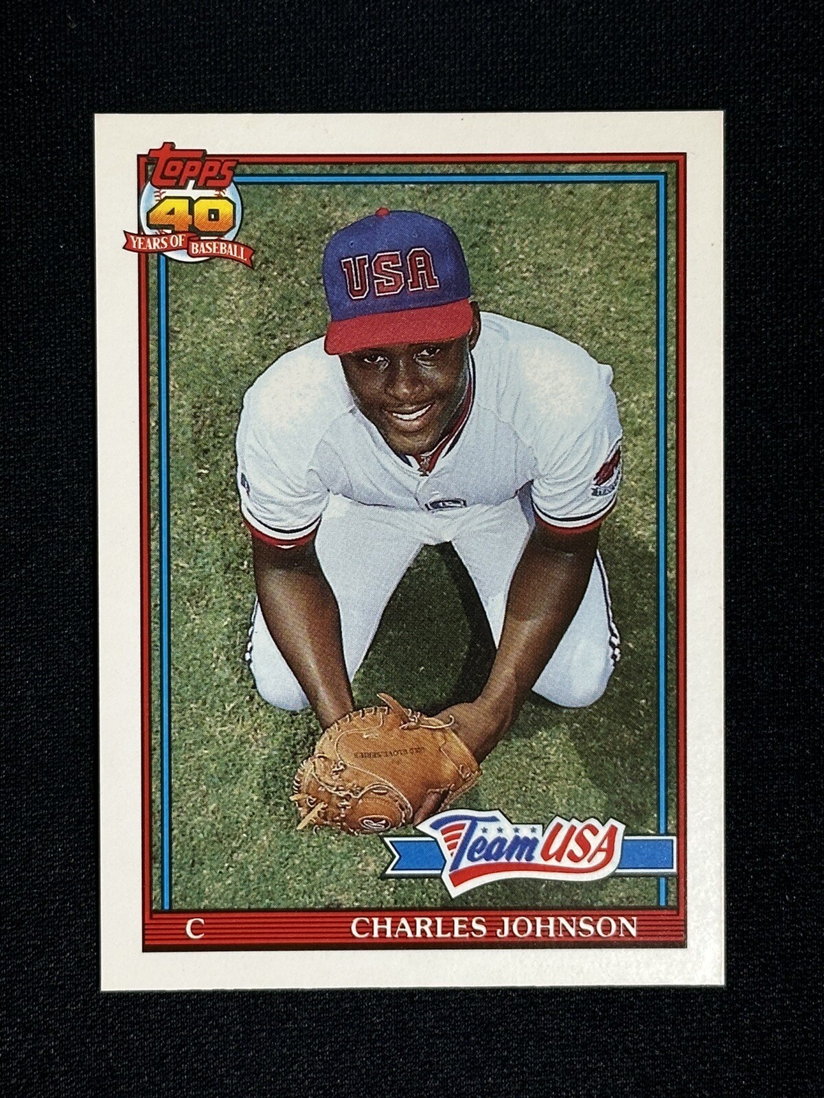 1991 Topps Traded Charles Johnson 61T Rookie Baseball Card RC Florida Marlins