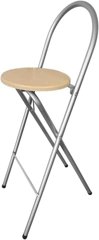 Klapphocker Barhocker Barstuhl Hocker Triesenhocker mit Rückenlehne, W.N. - Bild 2 von 4