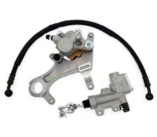Rear Brake Caliper Master Cylinder & Hose For Suzuki RMZ450 RM-Z450 2008-2020