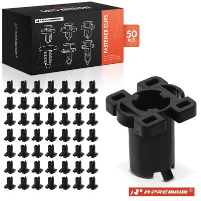A-Premium 50Pcs 11 mm Nylon Tailgate Moulding Rear Window Clips for Land Rover