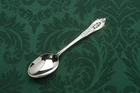 Rose Point by Wallace Sterling Silver individual Teaspoon/ Coffee Spoon 6"