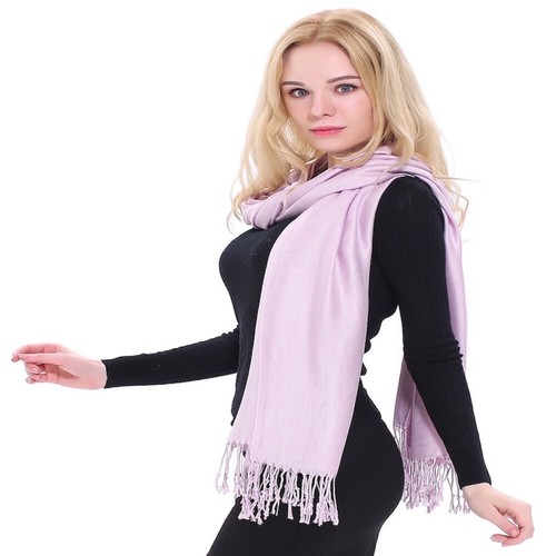 Solid Color Design Shawl Scarf Wrap Stole Throw Shawls Pashmina CJ Apparel *NEW* - Picture 480 of 756