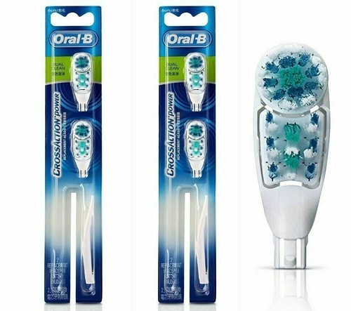 Oral B CrossAction Power Electric 4 Zahnbürsten Ersatzköpfe weich