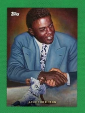 JACKIE ROBINSON by Paul Jennis 2021 Topps Game Within The Game #8 Dodgers
