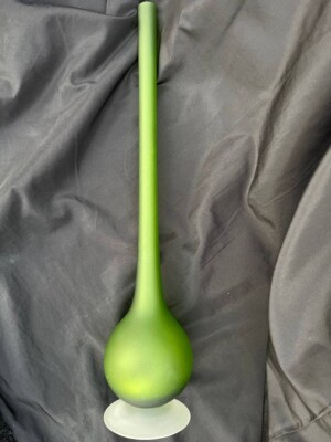 1950er Jahre Murano Carlo Moretti Bleistift Rosenthal-Netter Satinato Glas Vase Italien 18''