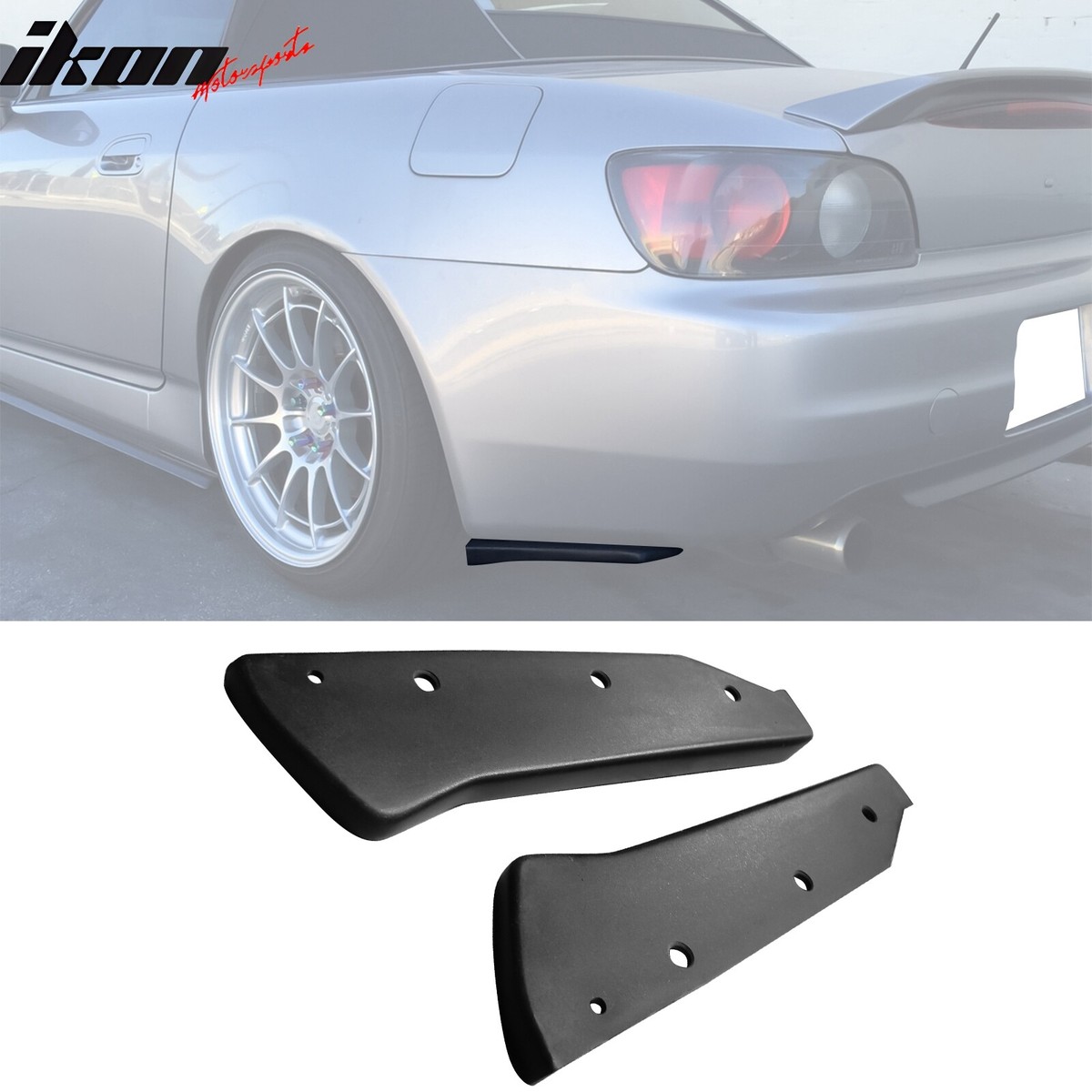Fits 2004-2009 Honda S2000 AP2 CS Style Rear Bumper Lip Corner