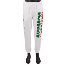 MOSCHINO COUTURE Italian Flag Logo Joggers Sweatpants Pants Trousers 13407