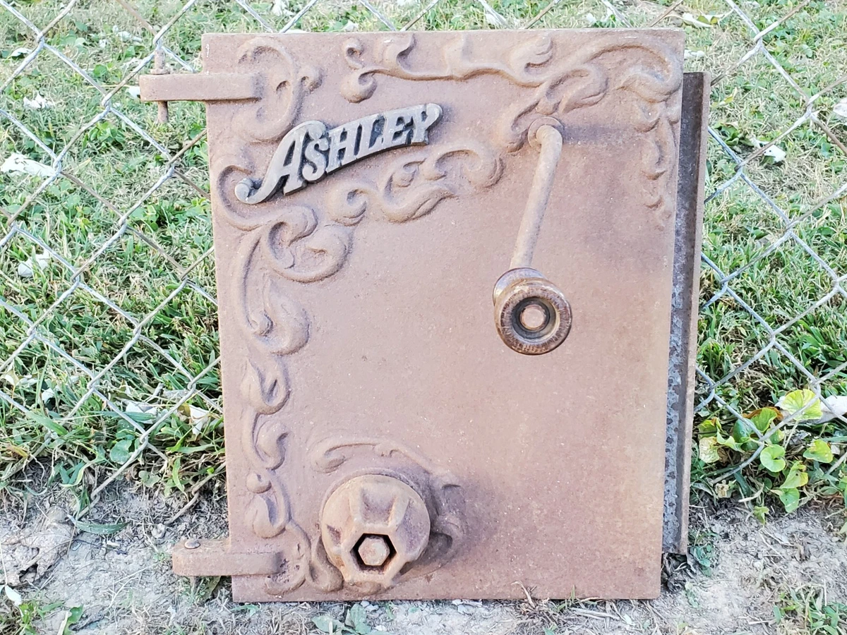 Ashley Cast Iron Wood Coal Stove Radiant Heater Furnace ARH23 Rustic DOOR  ONLY | eBay