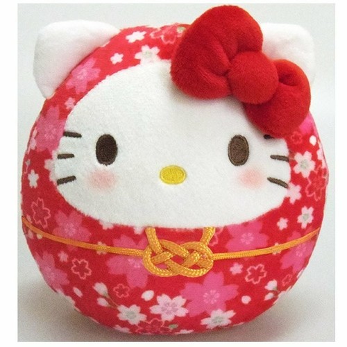 hello kitty daruma plush