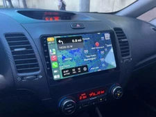 For 2014-2018 Kia Forte Radio Apple CarPlay Android 12.0 Radio GPS Touch Screen