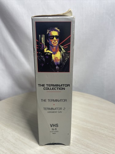 Terminator & Terminator 2 Judgment Day VHS 1991 Collection Used - Picture 2 of 5