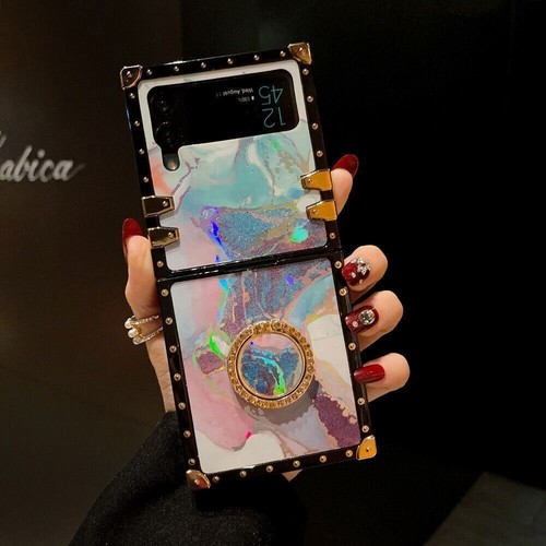 Luxury Butterfly Flower Paint Ring Cover Case For Z Flip 4 3 5G - 第 17/33 張圖片